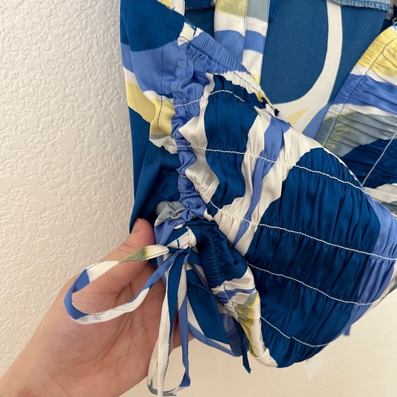 NWT | Lauren Wolfe x Amazon The Drop Blue Abstract Print Halter - Picture 7 of 9